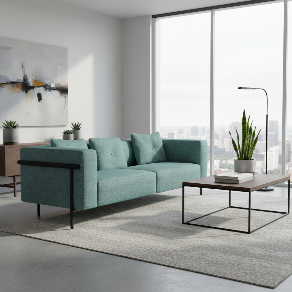 Aqua Three Seater Sofa