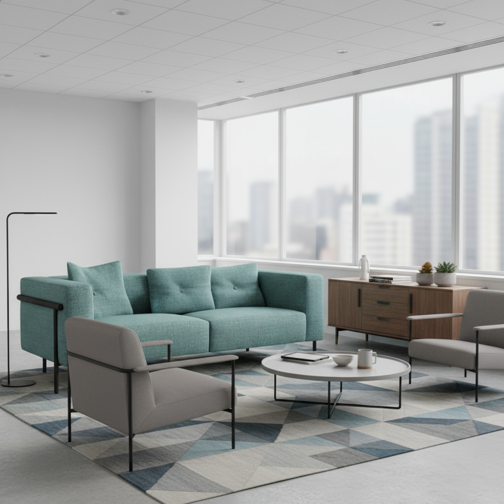 Aqua Three Seater Sofa