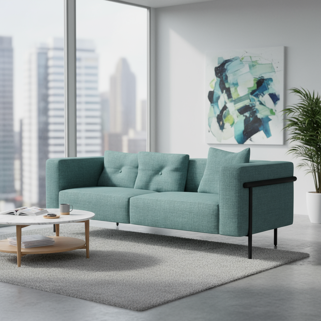 Aqua Three Seater Sofa